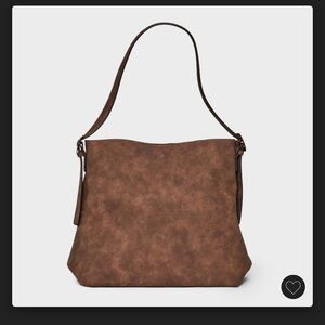 Slouchy Bucket Shoulder Bucket Bag - Universal Thread Brown